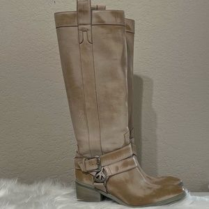 DONALD PLINER Couture Collection genuine tall leather boots, SIZE 8